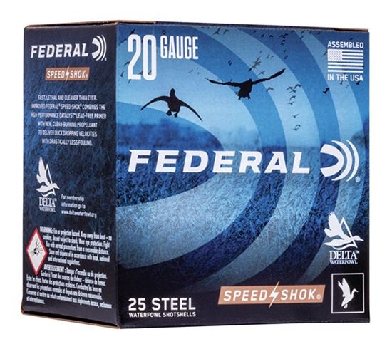 Federal Cartridge WF2084 Speed-Shok 20 Gauge 2.75in 3/4oz 4 Shot 25 Per Box view 2