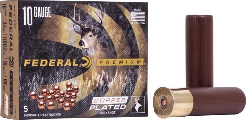 Federal P108F00 Premium Buckshot 10 Gauge 3.50in 18 Pellets 2 1/4oz 00 5 Pe view 3