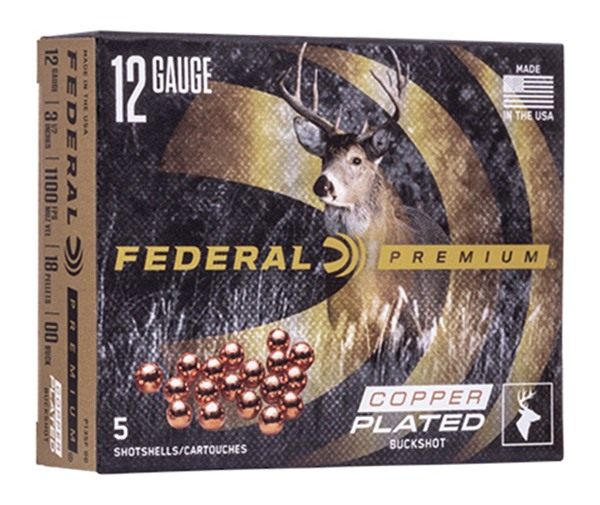 Federal P135F00 Premium Magnum 12 Gauge 3.50in 18 Pellets 2 1/4oz 00 BuckSh view 2