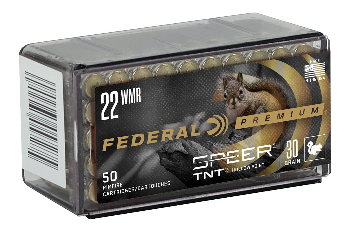Federal P765 Premium Varmint Predator 22WMR 30gr Speer TNT Hollow Point 50