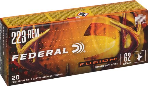 Federal F223FS1 Fusion 223 Rem 62gr Bonded Soft Point 20 Per Box/10 Case view 3