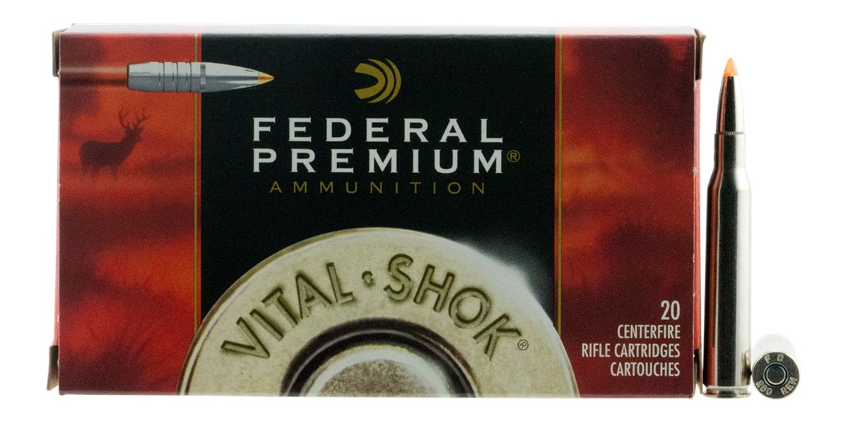 Federal P280TT2 Premium Vital-Shok 280 Rem 140gr Trophy Bonded Tip 20 Per B
