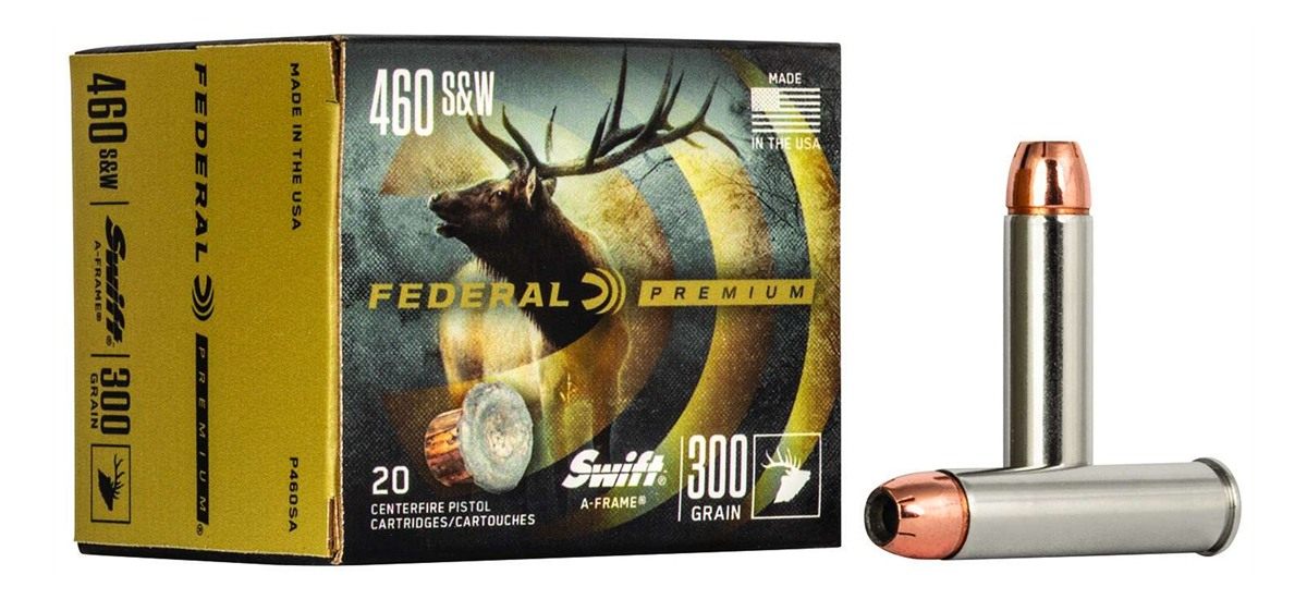 Federal Premium Vital-Shok Handgun Ammunition .460 S W 300 gr SAF 1750 fps
