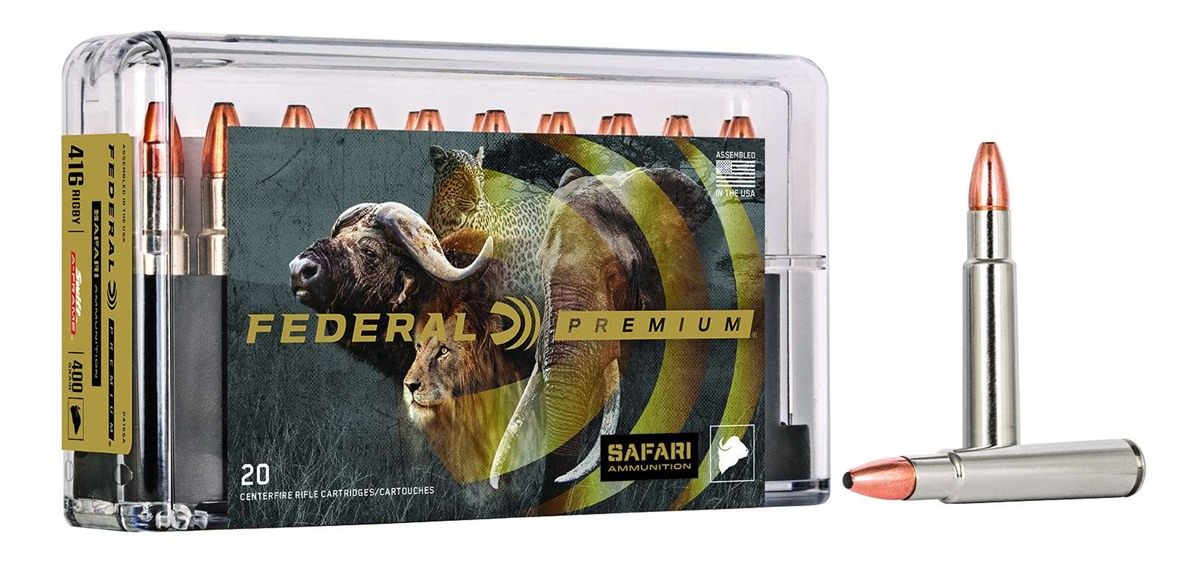 Federal P416SA Premium Safari Cape-Shok 416 Rigby 400gr Swift A 20 Per Box/