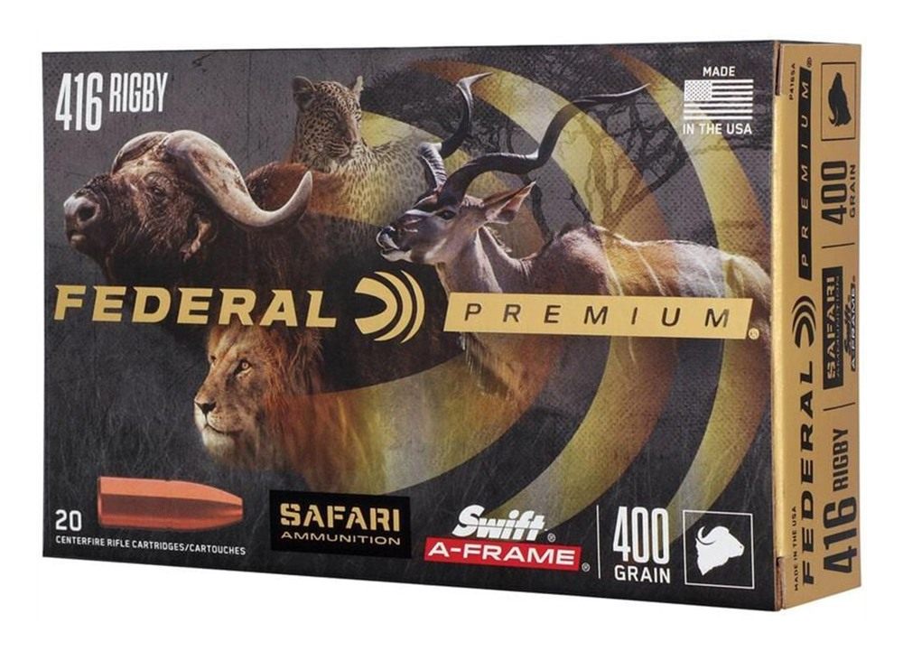Federal P416SA Premium Safari Cape-Shok 416 Rigby 400gr Swift A 20 Per Box/ view 2