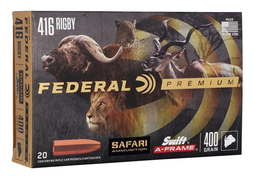Federal P416SA Premium Safari Cape-Shok 416 Rigby 400gr Swift A 20 Per Box/ view 3