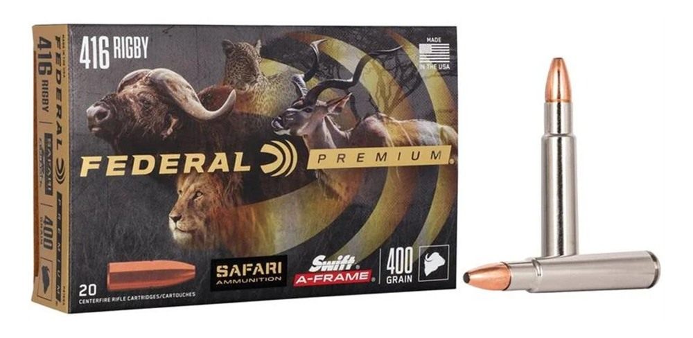 Federal P416SA Premium Safari Cape-Shok 416 Rigby 400gr Swift A 20 Per Box/ view 4