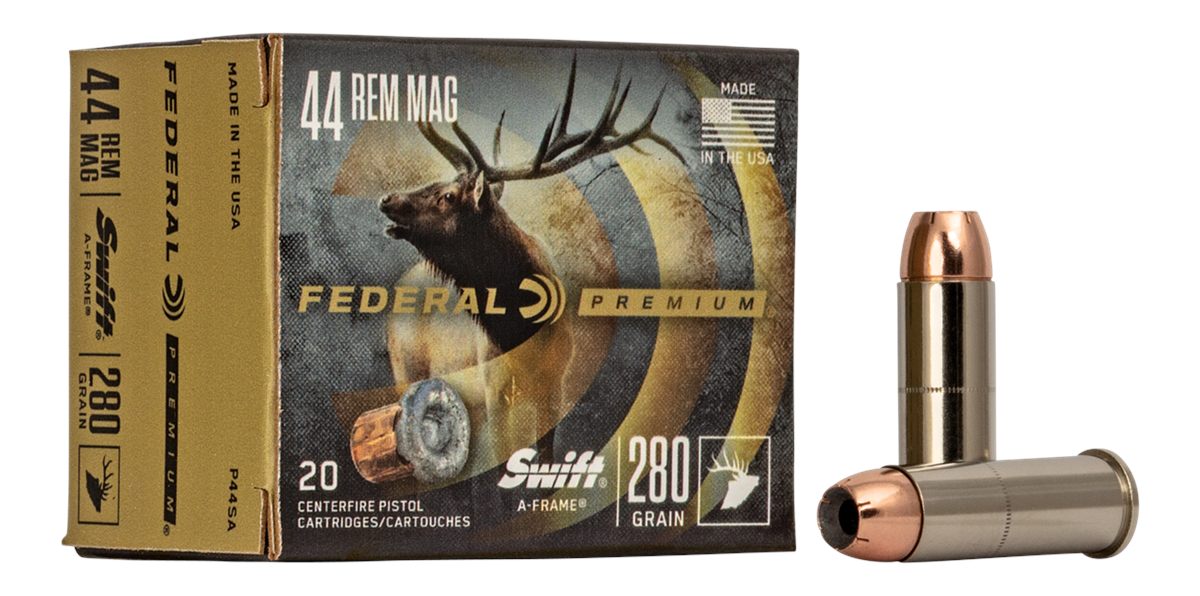 Federal Premium Vital-Shok Handgun Ammunition .44 Mag 280 gr SAF 1170 fps 2