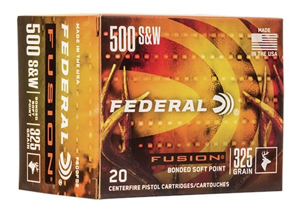 Federal Cartridge F500FS2 Fusion Handgun 500S W Mag 325gr Soft Point 20 Per view 3