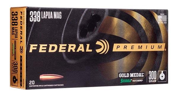 Federal Premium Gold Medal Sierra MatchKing Rifle Ammunition .338 Lapua Mag view 2