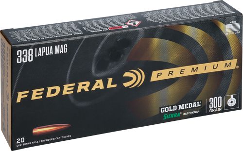 Federal Premium Gold Medal Sierra MatchKing Rifle Ammunition .338 Lapua Mag view 3