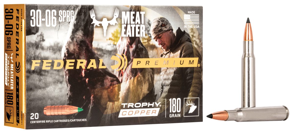 Federal Premium Trophy Copper Rifle Ammunition .30-06 Sprg 180 gr TC 2700 f view 2