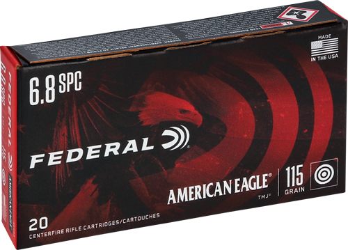 Federal Cartridge AE68A American Eagle Rifle 6.8mmRem SPC 115gr Total Metal view 3
