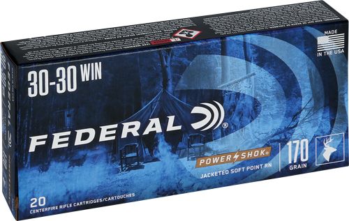 Federal 3030B Power-Shok 30 Win 170gr Jacketed Soft Point 20 Per Box/10 Cas view 4