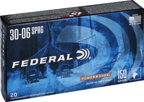 Federal 3006A Power-Shok 30-06 Springfield 150gr Jacketed Soft Point 20 Per view 4