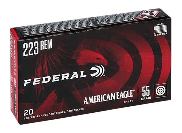 Federal Cartridge AE223 American Eagle Rifle 223 Rem 55gr Full Metal Jacket view 3