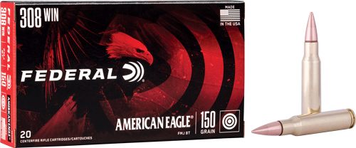 Federal AE308D American Eagle Rifle 308 Win 150gr Full Metal Jacket Boat Ta view 3