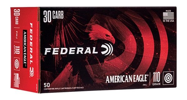 Federal American Eagle Rifle Ammunition .30 Carbine 110 gr FMJ 1990 fps - 5 view 2