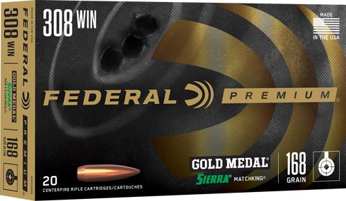 Federal Premium Gold Medal Sierra Matchking Rifle Ammunition .308 Win 168 g view 4