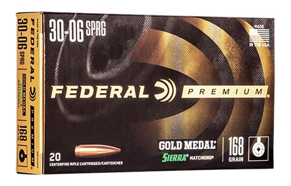 Federal Premium Gold Medal Sierra MatchKing Rifle Ammunition .30-06 Sprg 16 view 2