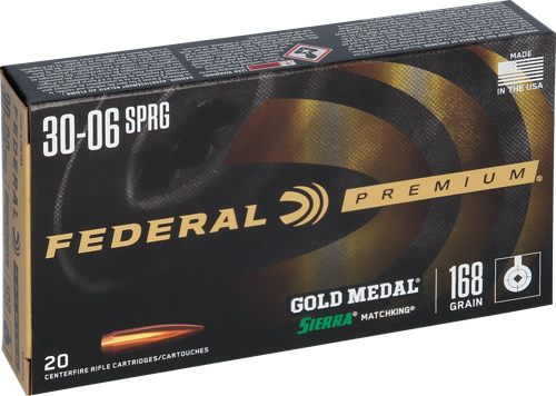 Federal Premium Gold Medal Sierra MatchKing Rifle Ammunition .30-06 Sprg 16 view 3