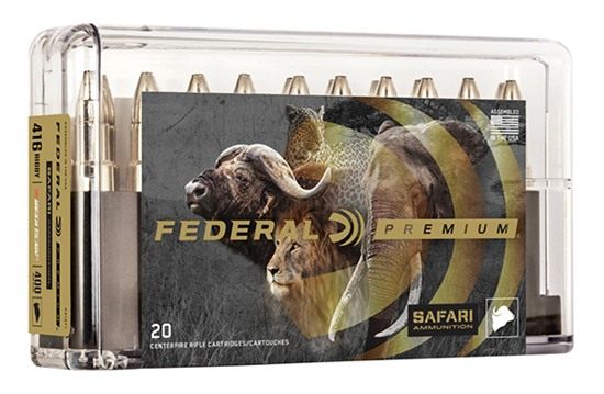 Federal Cartridge P416T1 Premium Safari Cape-Shok 416 Rigby 400gr Trophy Bo view 5