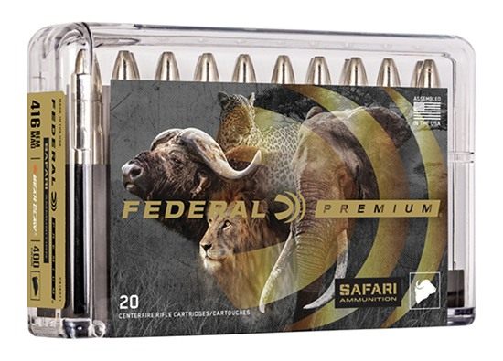 Federal Cartridge P416RT1 Premium Safari Cape-Shok 416 RemMag 400gr Trophy view 5