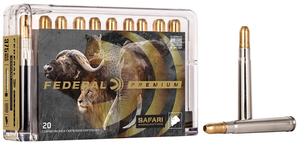 Federal P375T2 Premium Safari Cape-Shok 375H HMag 300gr Trophy Bonded Sledg view 2