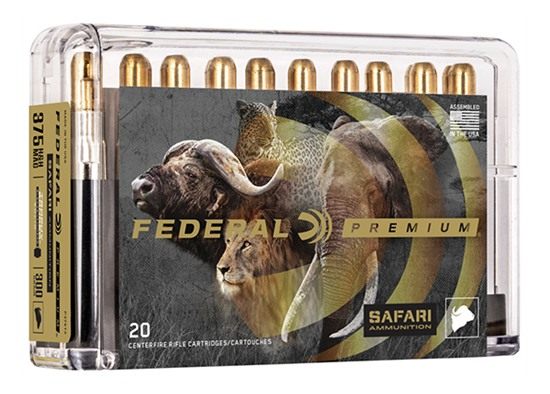 Federal P375T2 Premium Safari Cape-Shok 375H HMag 300gr Trophy Bonded Sledg view 4