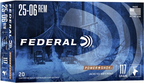 Federal Cartridge 2506BS Power-Shok 25-06 Rem 117gr Jacketed Soft Point 20 view 3