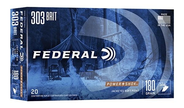 Federal Cartridge Power-Shok Rifle Ammunition .303 British 180 gr SP 2640 f view 2