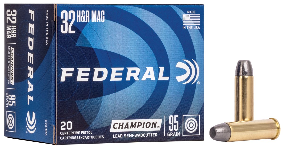 Federal C32HRA Champion Training 32H R Mag 95gr Lead Semi Wadcutter 20 Per