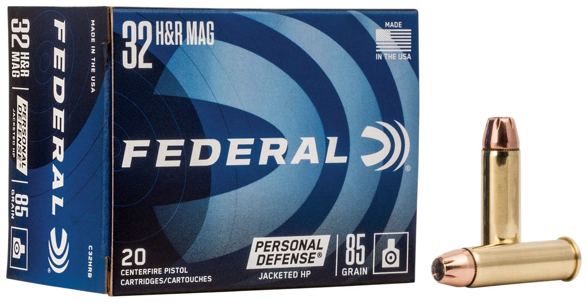 Federal C32HRB Personal Defense 32H R Mag 85gr Jacketed Hollow Point 20 Box