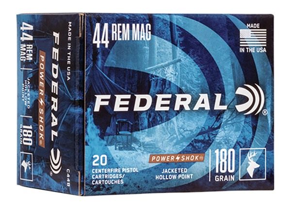 Federal C44B Power-Shok Handgun 44 RemMag 180gr Jacketed Hollow Point 20 Pe view 3