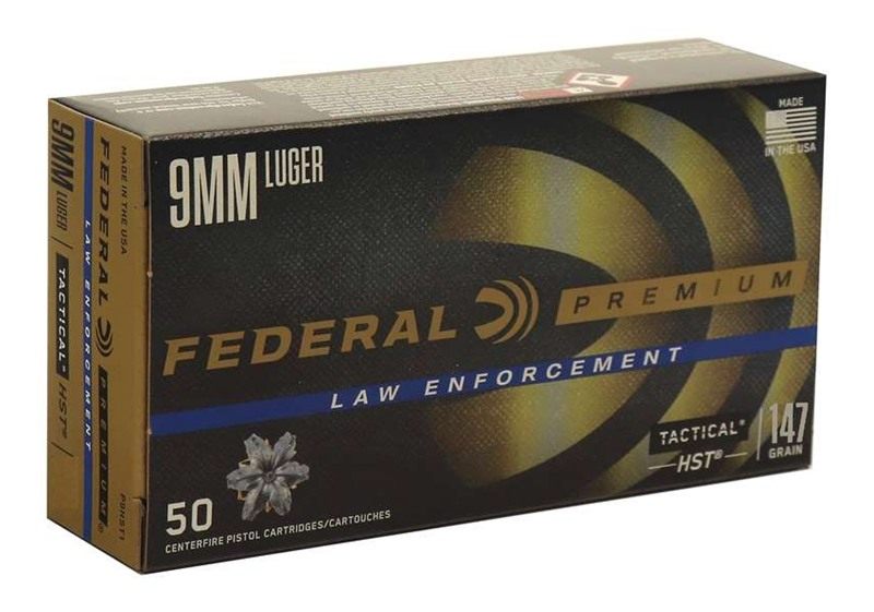 FEDERAL PREM 9MM 147GR HST JHP 50RD BX 1000RD CASE