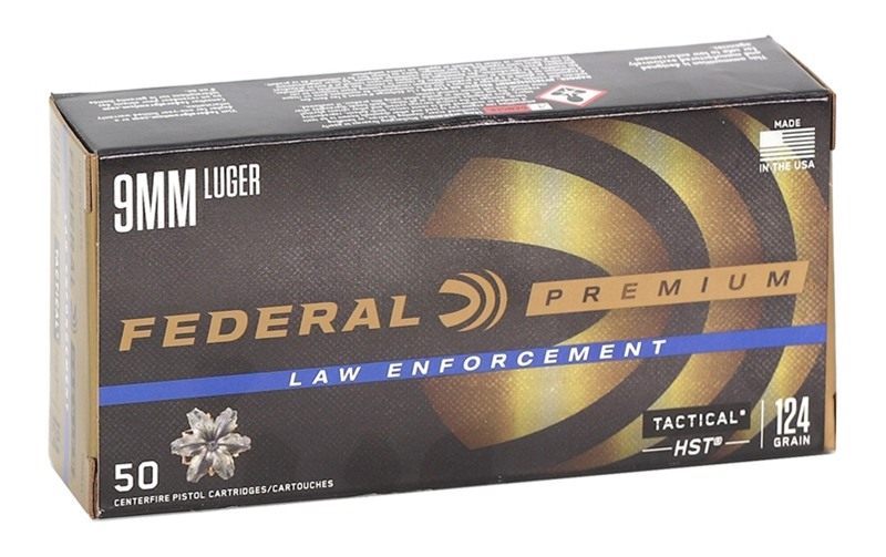 FEDERAL PREM 9MM 124GR HST JHP 50RD BX 1000RD CASE