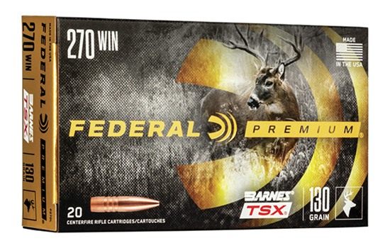 Federal Cartridge Premium Triple-Shock X Rifle Ammunition .270 Win 130 gr H view 5