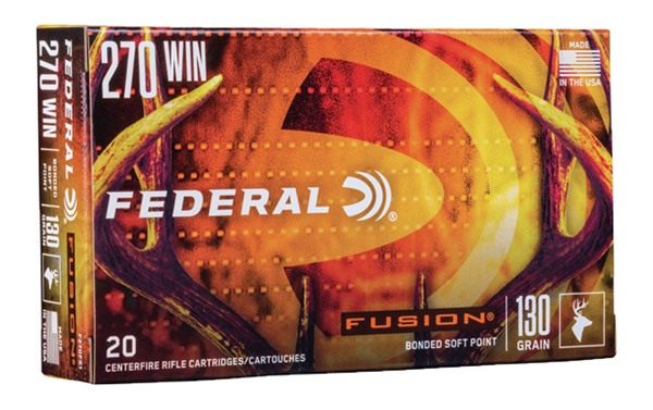 Federal F270FS1 Fusion 270 Win 130gr Bonded Soft Point 20 Per Box/10 Case view 2