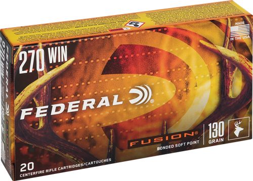 Federal F270FS1 Fusion 270 Win 130gr Bonded Soft Point 20 Per Box/10 Case view 3