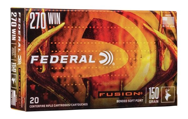 Federal F270FS2 Fusion 270 Win 150gr Bonded Soft Point 20 Per Box/10 Case view 2