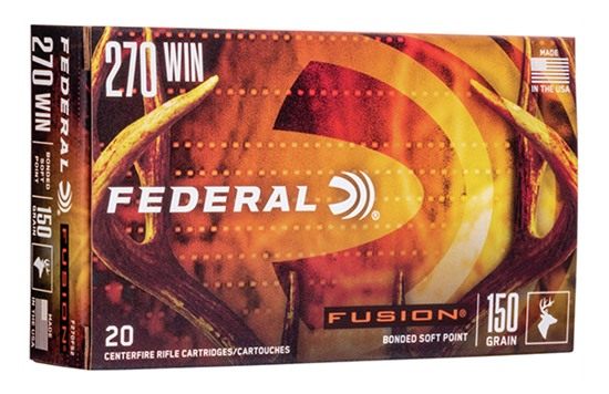 Federal F270FS2 Fusion 270 Win 150gr Bonded Soft Point 20 Per Box/10 Case view 3