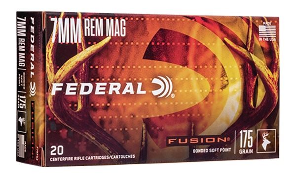 Federal Ammo Fusion Rifle Ammunition 7mm Rem Mag 175 gr Btsp 2760 fps - 20/ view 2