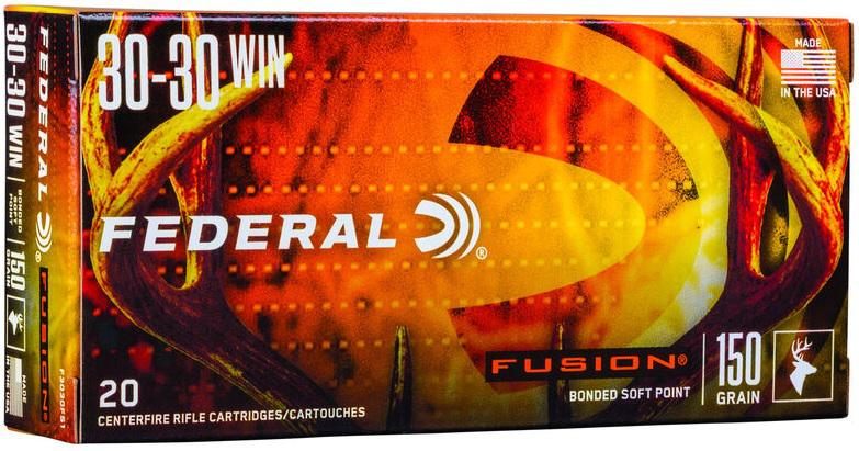 Federal F3030FS1 Fusion 30 Win 150gr Bonded Soft Point 20 Per Box/10 Case view 2