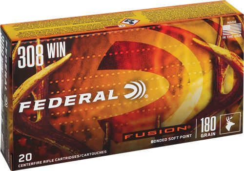 Federal F308FS3 Fusion 308 Win 180gr Bonded Soft Point 20 Per Box/10 Case view 3