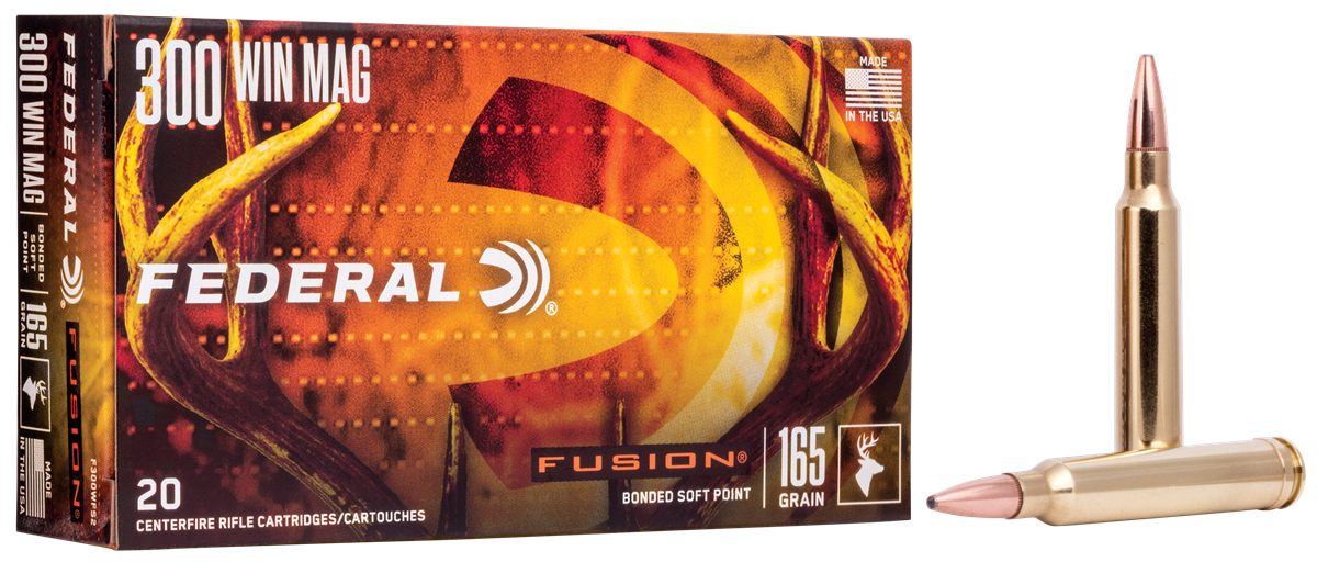 Federal F300WFS2 Fusion 300 WinMag 165gr Bonded Soft Point 20 Per Box/10 Ca
