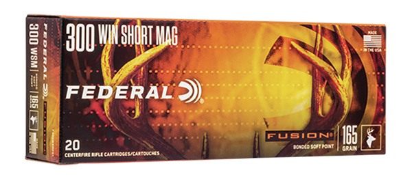 Federal F300WSMFS1 Fusion 300WSM 165gr Bonded Soft Point 20 Per Box/10 Case view 2