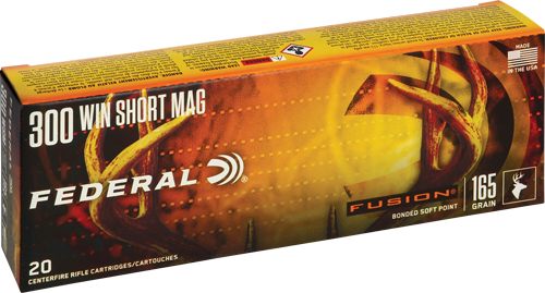 Federal F300WSMFS1 Fusion 300WSM 165gr Bonded Soft Point 20 Per Box/10 Case view 3
