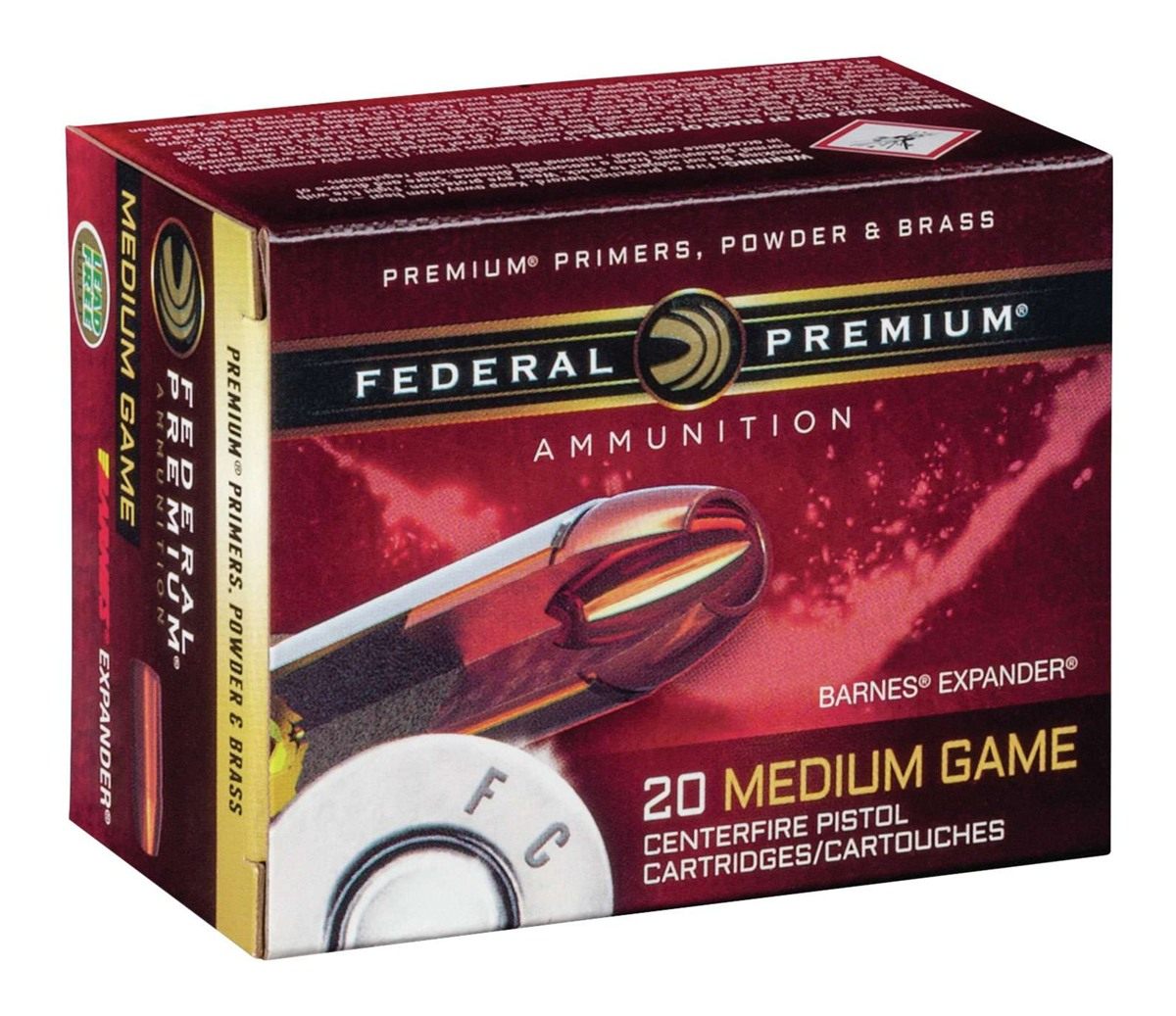 Federal Premium Vital-Shok Handgun Ammunition .454 Casull 250 gr BXP 1530 f view 2