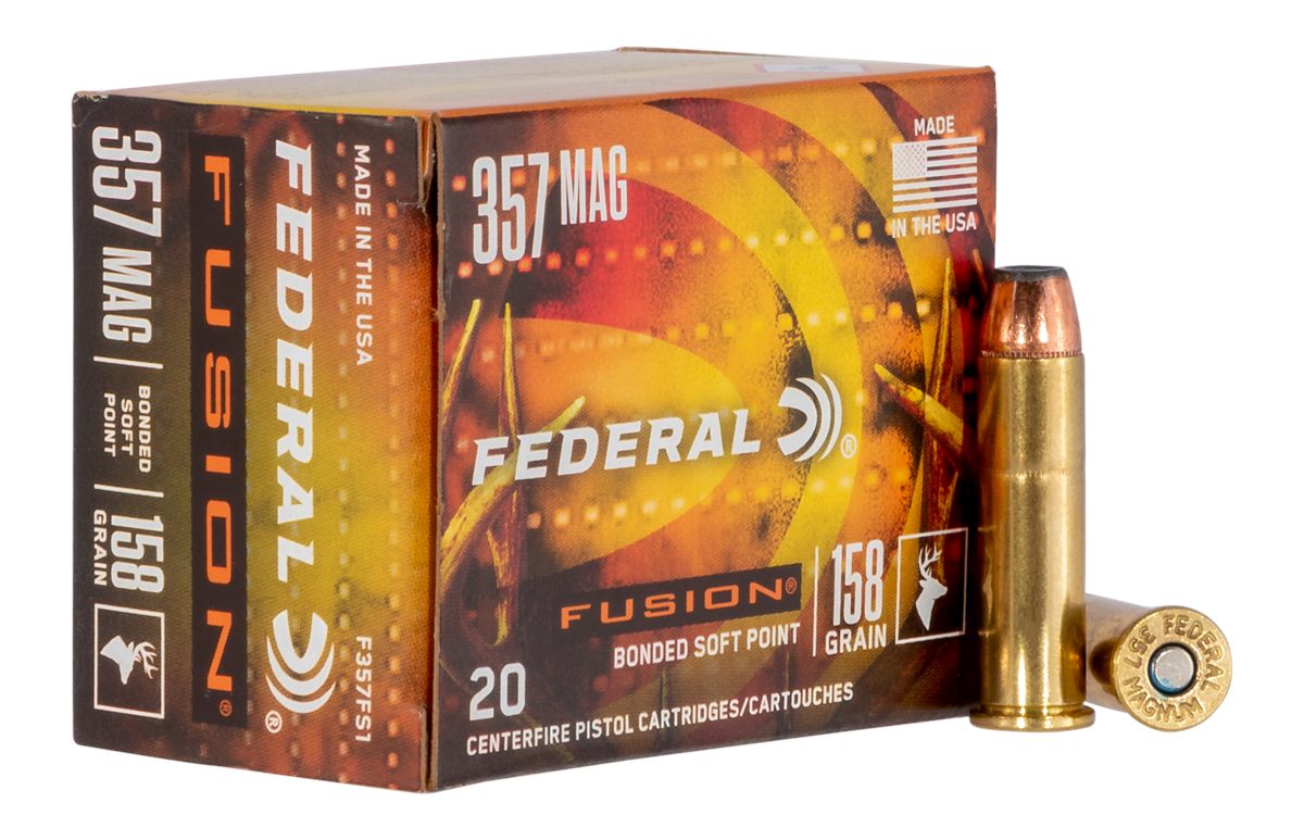 Federal F357FS1 Fusion Handgun 357 Mag 158gr Soft Point 20 Per Box/10 Case