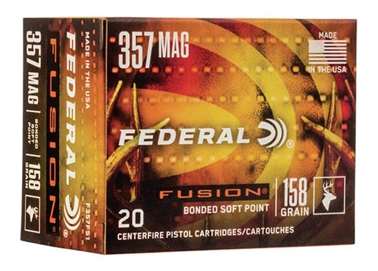 Federal F357FS1 Fusion Handgun 357 Mag 158gr Soft Point 20 Per Box/10 Case view 2